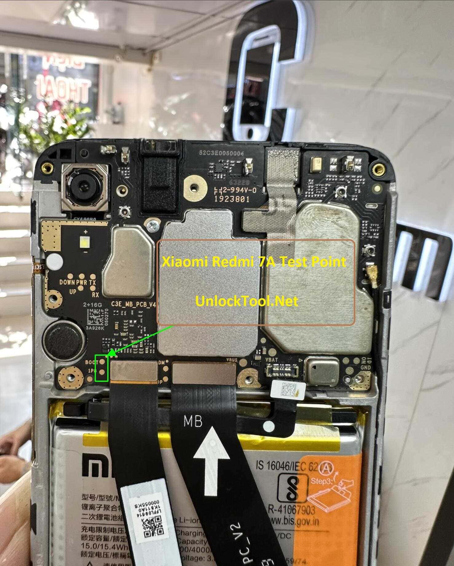 Xiaomi Redmi 7A (pine) Test Point Test Point UnlockTool